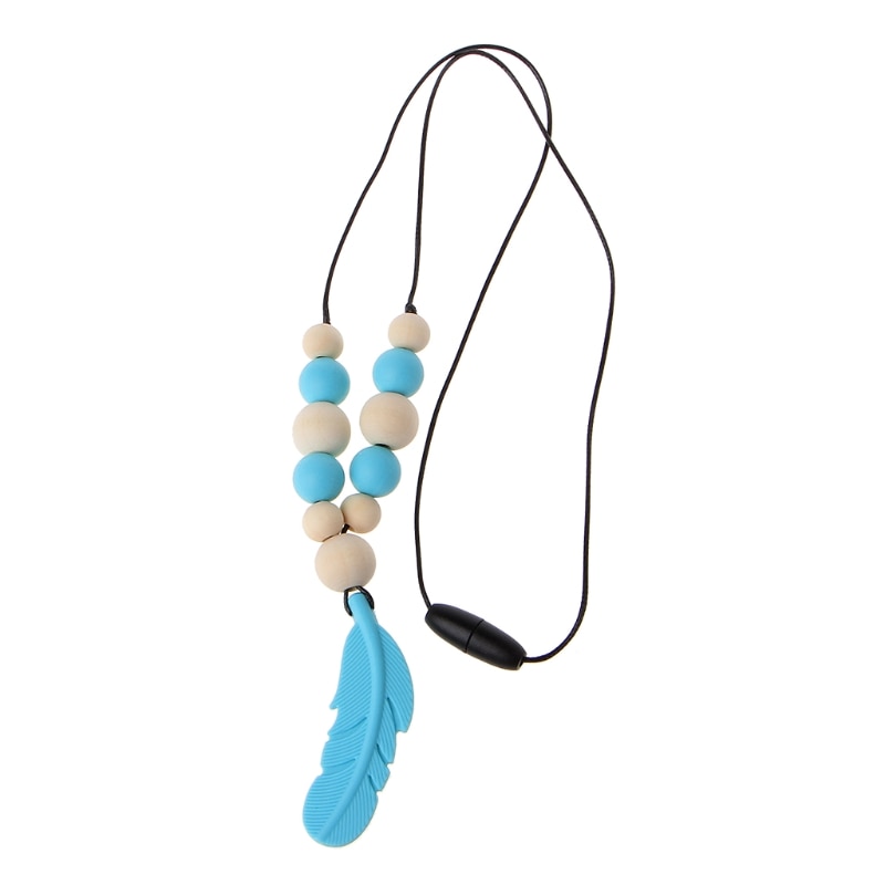 Food Safe Silicone Teething Bead Necklace